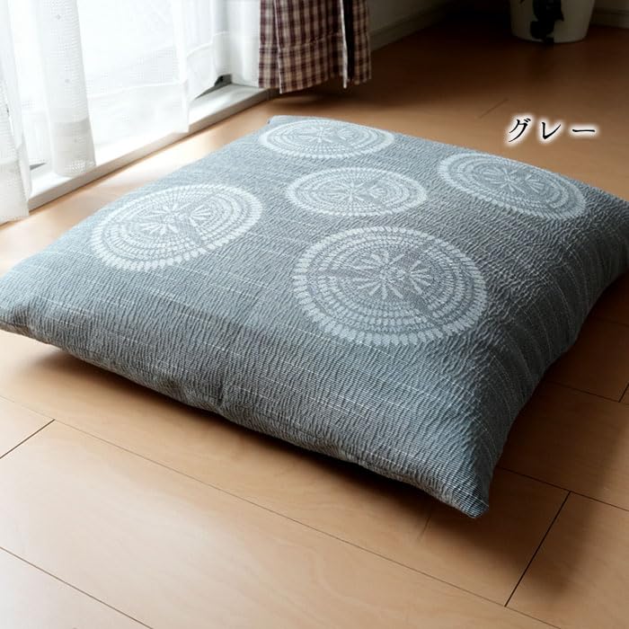 Amazon.co.jp: 日本製 麻混 座布団カバー 八端判 八反判 夏用 59×63cm